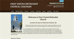 Desktop Screenshot of chathammethodist.org